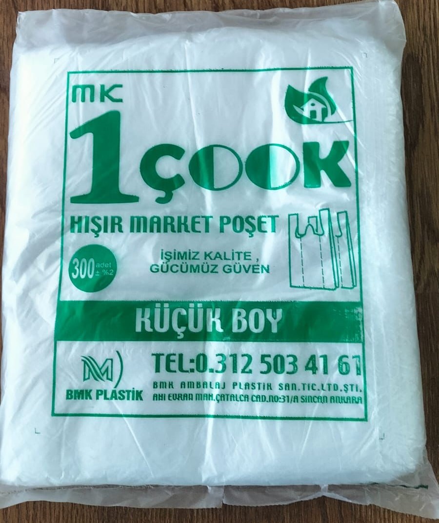 1 Çook Küçük Boy Hışır Market Poşet