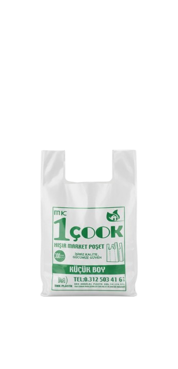 1 Çook Küçük Boy Hışır Market Poşet